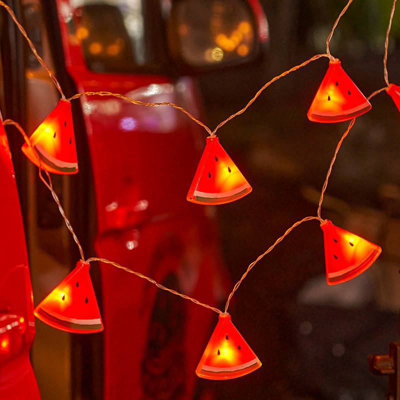 Led Fairy String Lights - スイカLEDストリングライト ウォームホワイト フェアリーライト 電池式装飾ライト 寝室、庭、パーティー、ホリデーデコレーション用