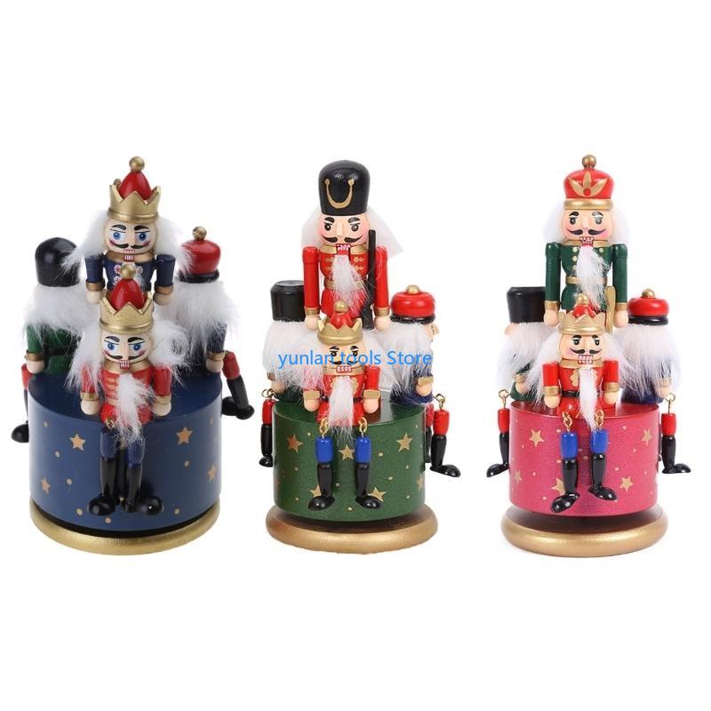 50lb 4 in 1木製のくるみ割り人形ミュージックボック - Nutcracker Figurine のレビューと価格