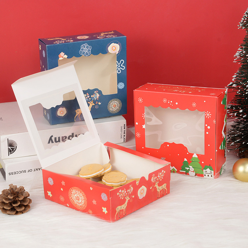 窓付きクリスマスクッキーボックス,キャンディーボックス,チョ - Advent Calendar Gift のレビューと価格
