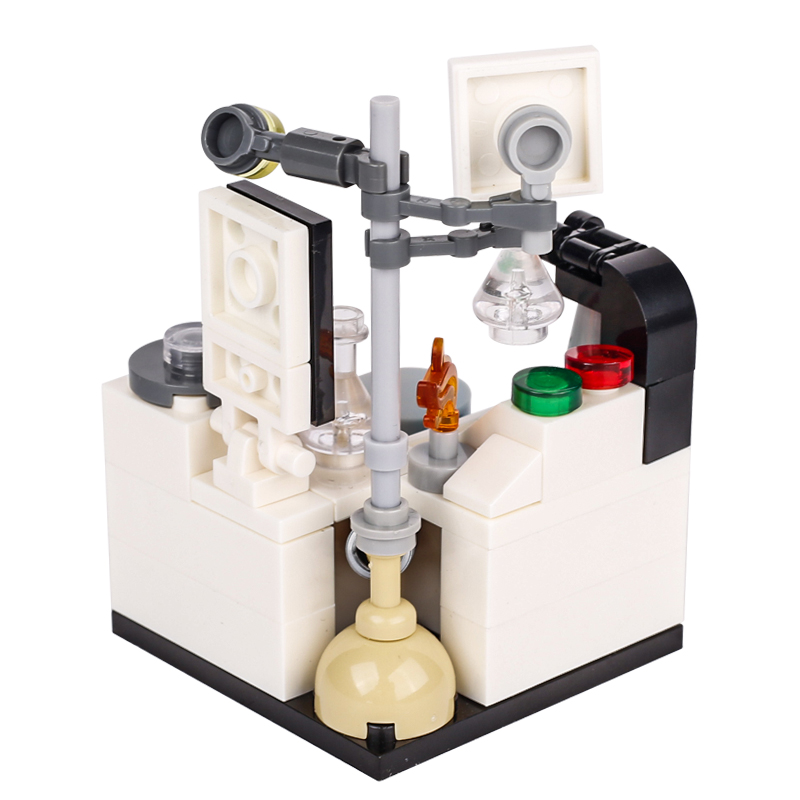 Moc-Cityラボラボビルディングブロックキット、フック、 - Lego Set Creator のレビューと価格