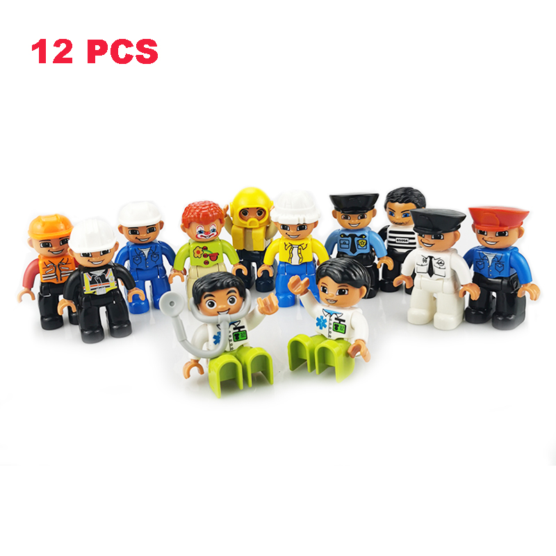 ままごと人形モデルビッグビルディングブロックアクセサリー家族 - Lego Set Creator のレビューと価格