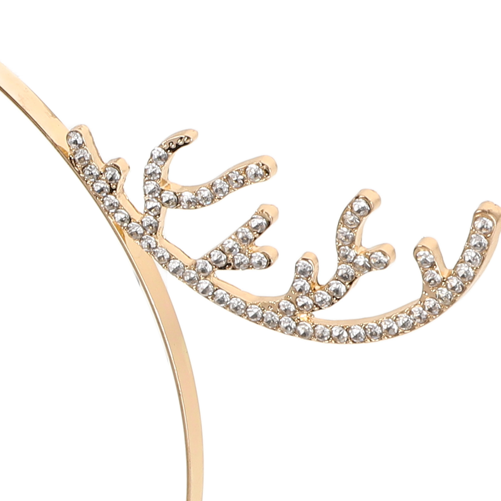 ラインストーン付きトナカイの角ヘッドバンド クリスマスヘアバ - Reindeer Antlers Headband のレビューと価格