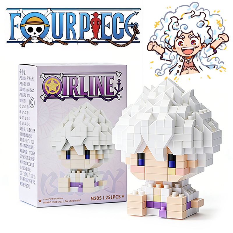 アニメキャラクターモデル ルフィ 3Dミニマイクロブロックセ - Lego Set Technic のレビューと価格