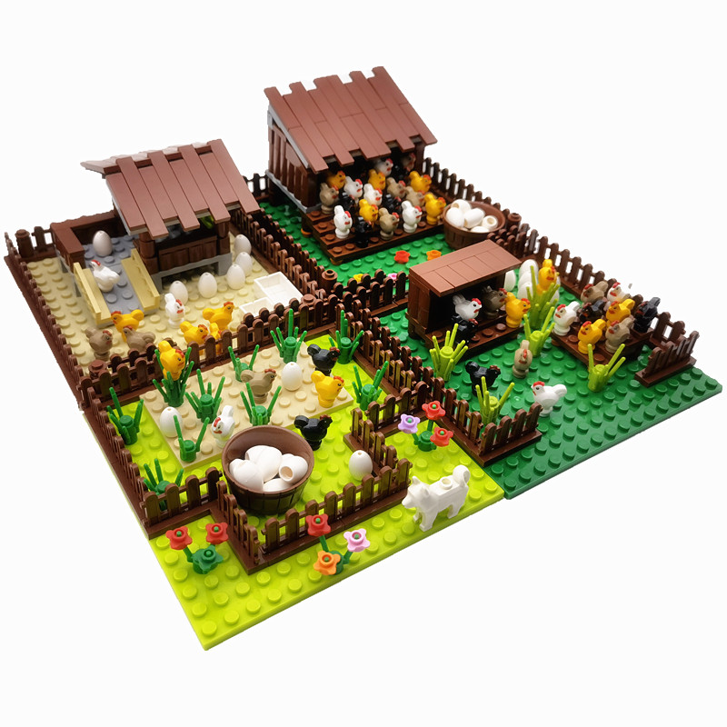 子供のための動物農場のビルディングブロック,創造的な都市のビ - Lego Set Creator のレビューと価格