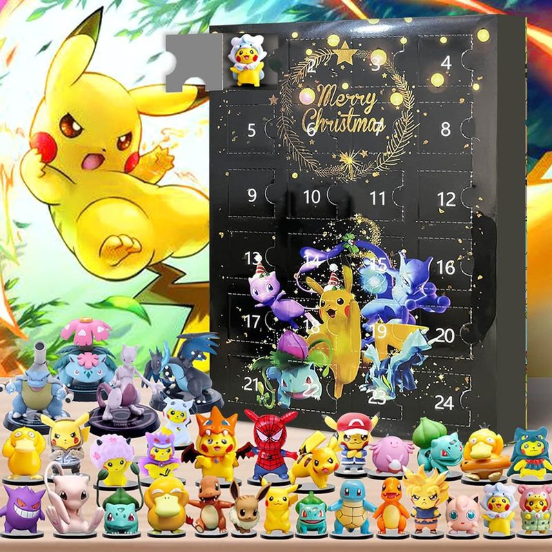 ポケモン 24 日間クリスマスカウントダウンカレンダーフィギ - Advent Calendar Gift のレビューと価格