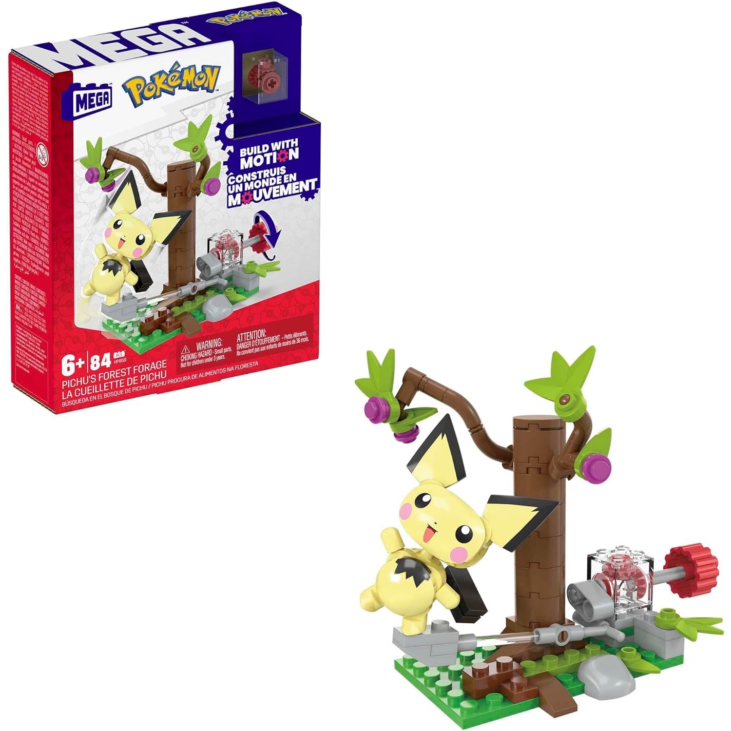 メガポケモンクエスト ピチウの森 ビルディングセット 84ピ - Lego Set Technic のレビューと価格