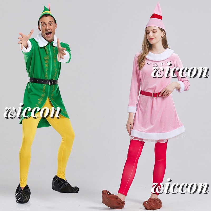 バディスタイルにインスパイアされたコスプレアウターウェア、エ - Elf Costume Christmas のレビューと価格