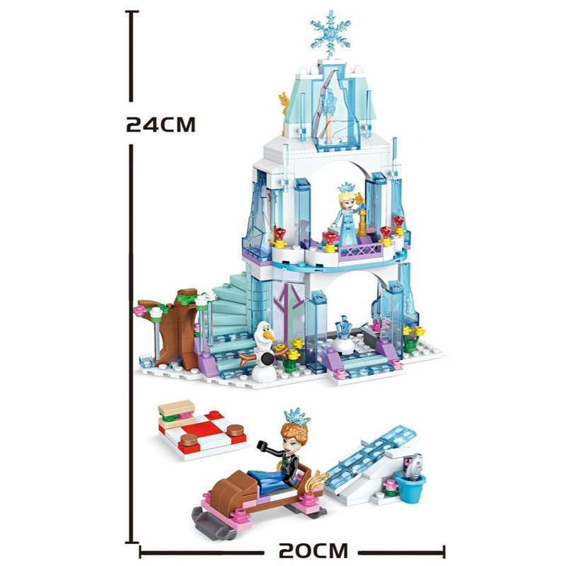 エルサアイスキャッスルビルディングブロックセット プリンセス - Lego Set Technic のレビューと価格