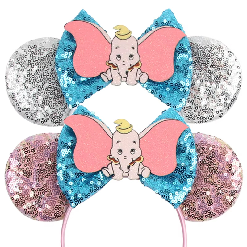 ディズニーダンボミッキーマウス耳ヘッドバンド女性スパンコール - Ribbon Bow Gift のレビューと価格