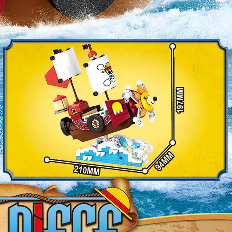 在庫ありワンピース海賊船帆船ビルディングブロック漫画海賊船レ - Lego Set Technic のレビューと価格