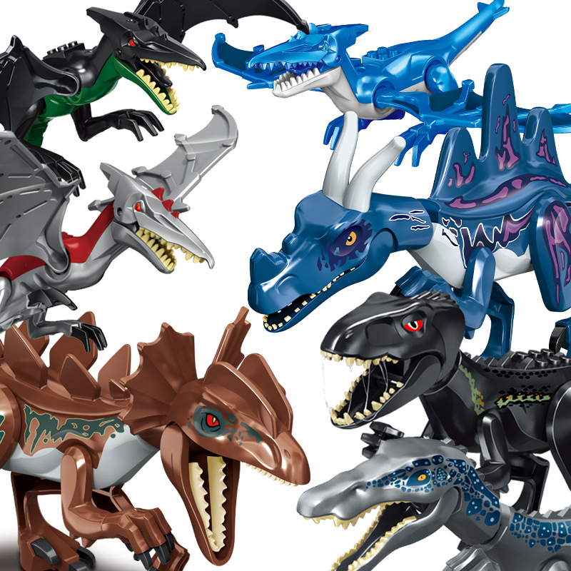 ジュラ紀恐竜世界残忍なラプター T-レックス トリケラトプス - Lego Set Creator のレビューと価格