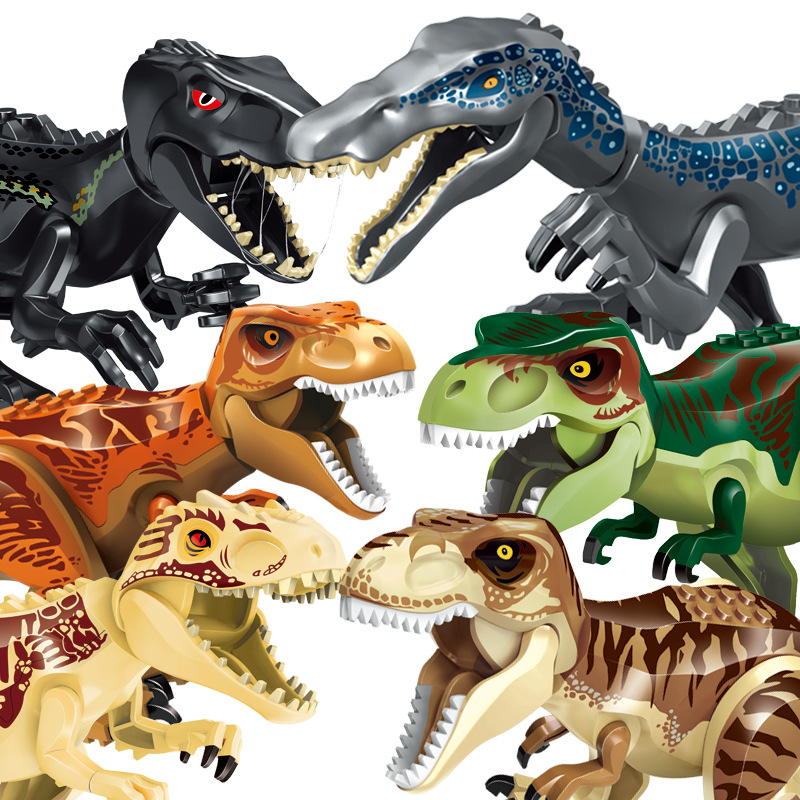 ジュラ紀恐竜世界残忍なラプター T-レックス トリケラトプス - Lego Set Creator のレビューと価格